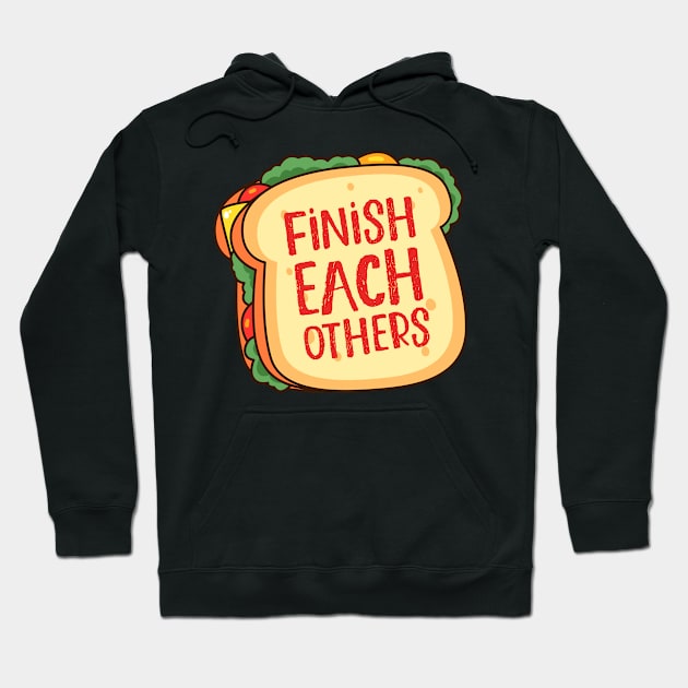 Sandwich Lover Food Pan Finish each others Hoodie by magazin